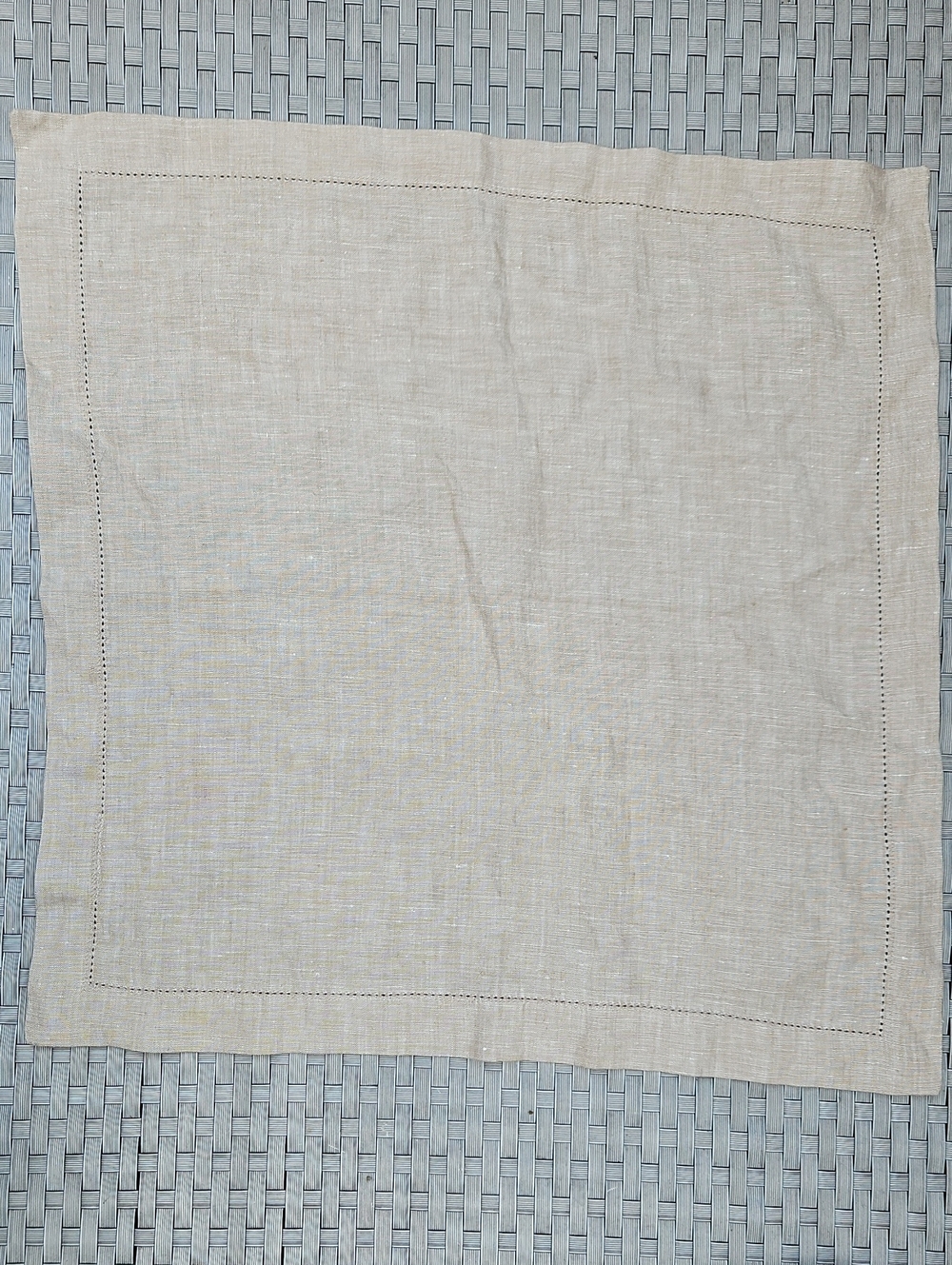 New  Noble Excellence Luxury  Set Of 6  Hemstitch Linen Dinner Napkins - Picture 11 of 17